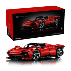 Ferrari Daytona SP3 technic-style brick car model compatible with LEGO technic at best price in BD